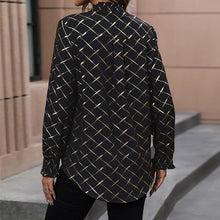 Load image into Gallery viewer, Diamond Plaid Long Sleeve Shirt