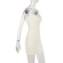 Load image into Gallery viewer, French sexy strap lace wrap hip dress
