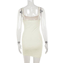Load image into Gallery viewer, French sexy strap lace wrap hip dress