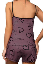 Load image into Gallery viewer, Heart Print PJ Set