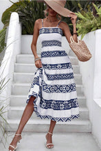 Load image into Gallery viewer, BOHEMIAN GEOMETRIC PRINT HALTER DRESS