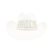 Load image into Gallery viewer, BRIDE Vegan Fabric Cowboy Hat VCC0070