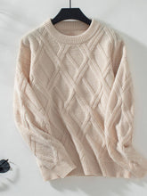 Load image into Gallery viewer, Diamond-Checked Pullover Sweater