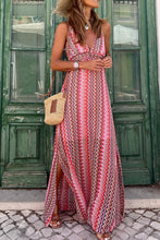 Load image into Gallery viewer, Boho Halter Backless Maxi Dress