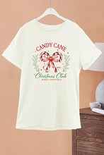 Load image into Gallery viewer, Vintage Christmas Club Print Graphic Top STC356C127