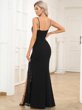 Load image into Gallery viewer, Split A-Line Evening Dress