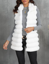 Load image into Gallery viewer, Stylish Midi Zippered Fleece Vest