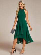 Load image into Gallery viewer, Midi Lining Length fold stream Empire Waist Dresses