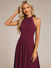 Load image into Gallery viewer, Midi Lining Length fold stream Empire Waist Dresses