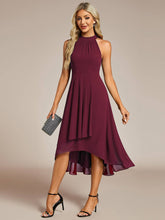 Load image into Gallery viewer, Midi Lining Length fold stream Empire Waist Dresses