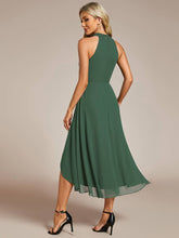Load image into Gallery viewer, Midi Lining Length fold stream Empire Waist Dresses