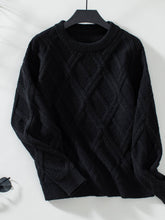 Load image into Gallery viewer, Diamond-Checked Pullover Sweater