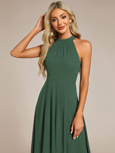 Load image into Gallery viewer, Midi Lining Length fold stream Empire Waist Dresses