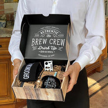 Load image into Gallery viewer, Brew Crew Groomsman Gift Box