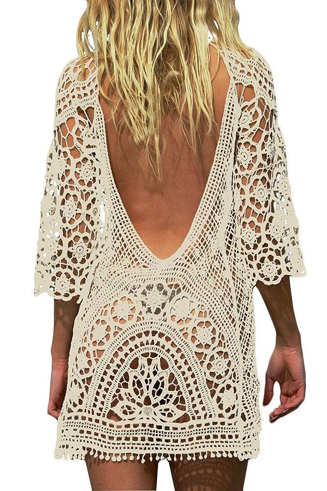 Backless Boho Swim Coverup  Say Yes Bridal & Boutique