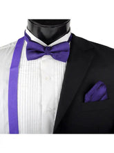 Load image into Gallery viewer, Bow Tie Suspender Set