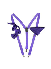 Load image into Gallery viewer, Bow Tie Suspender Set