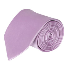 Load image into Gallery viewer, Poly Solid Satin Tie