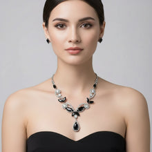 Load image into Gallery viewer, Floral Vines Dangle Rhinestone set