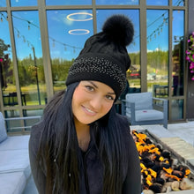 Load image into Gallery viewer, Pearl Embellished Faux Beanies
