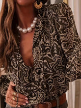 Load image into Gallery viewer, Paisley Print Loose Blouse