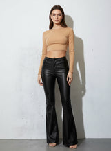 Load image into Gallery viewer, Tall Leather Boot Cut Jeans
