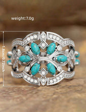 Load image into Gallery viewer, Turquoise Diamond Ring