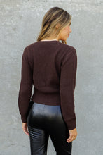 Load image into Gallery viewer, Bow button sweater