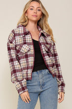 Load image into Gallery viewer, Plaid Fall Jacket