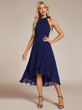 Load image into Gallery viewer, Midi Lining Length fold stream Empire Waist Dresses