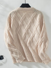 Load image into Gallery viewer, Diamond-Checked Pullover Sweater