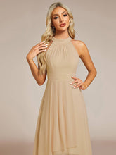Load image into Gallery viewer, Midi Lining Length fold stream Empire Waist Dresses