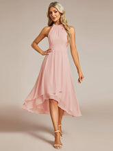 Load image into Gallery viewer, Midi Lining Length fold stream Empire Waist Dresses