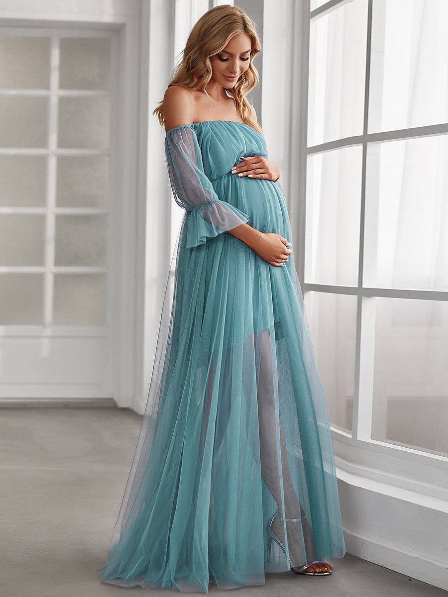slim fit dress slacks Flowy Maternity Dress