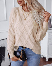 Load image into Gallery viewer, Diamond-Checked Pullover Sweater