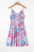 Load image into Gallery viewer, Floral Spaghetti Strap Spring Mini Dress
