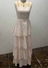 Load image into Gallery viewer, Bow Party Floral Cake Tiered Dress
