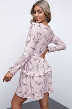 Load image into Gallery viewer, Floral Print Ruffle Mini Dress
