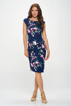Load image into Gallery viewer, Renee C. Floral Business Dress
