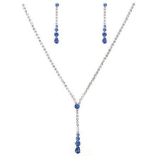 Load image into Gallery viewer, Shimmering Modern Y Cubic Zirconia Necklace Set

