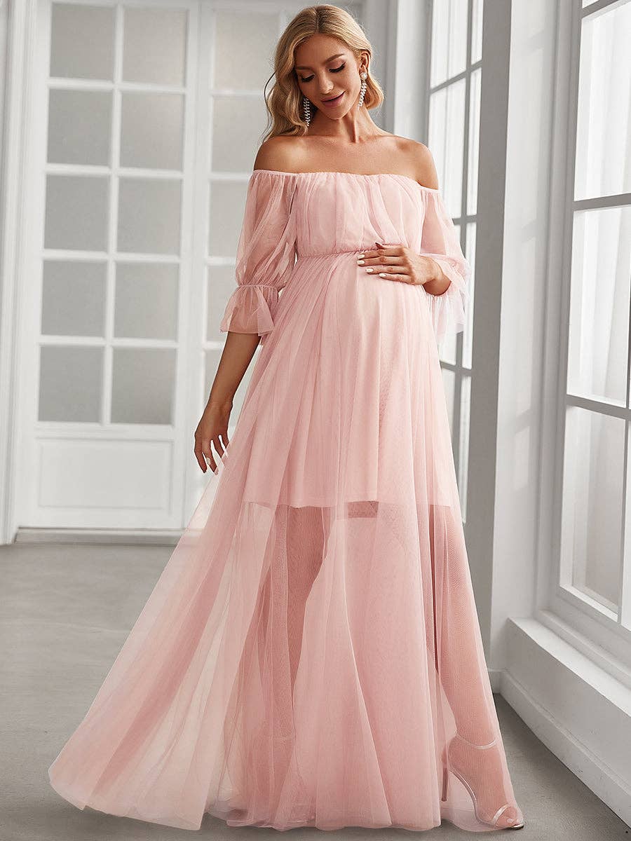 slim fit dress slacks Flowy Maternity Dress – Say Yes Bridal & Boutique