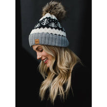 Load image into Gallery viewer, H-505 Tree Pattern Pom Hat
