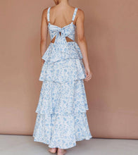 Load image into Gallery viewer, Bow Party Floral Cake Tiered Dress
