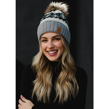 Load image into Gallery viewer, H-505 Tree Pattern Pom Hat

