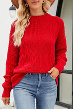 Load image into Gallery viewer, Twisted Cable Knit Sweater
