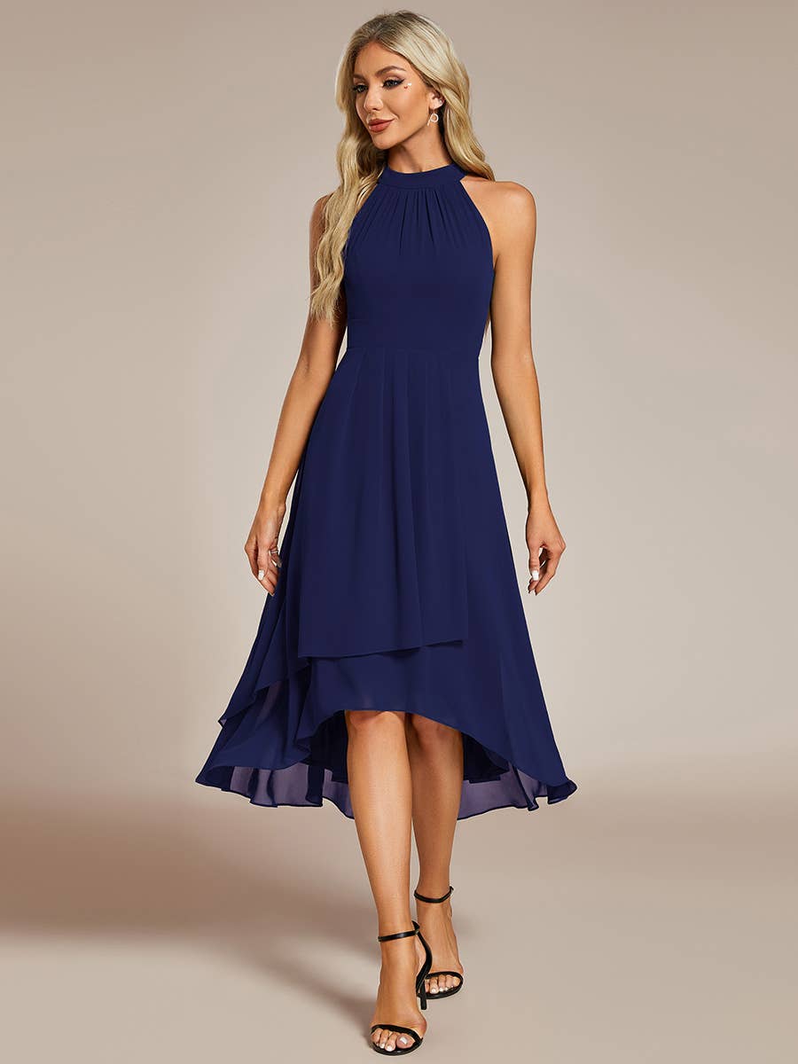 Midi Lining Length fold stream Empire Waist Dresses – Say Yes Bridal &  Boutique