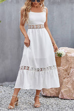 Load image into Gallery viewer, Lace Strap Hollow Waist Maxi Dress

