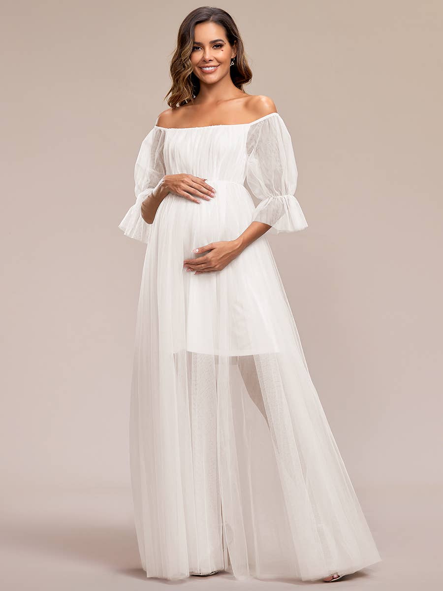 flowy maternity dress – Say Yes Bridal & Boutique 40.94;2xl Crochet Knit Maxi Dress special occasions Farve:Slik-lyserød