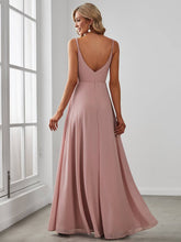 Load image into Gallery viewer, Elegant Spaghetti Strap Bridesmaid Dress
