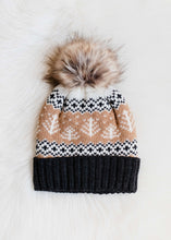 Load image into Gallery viewer, H-504 Winter Pattern Pom Hat
